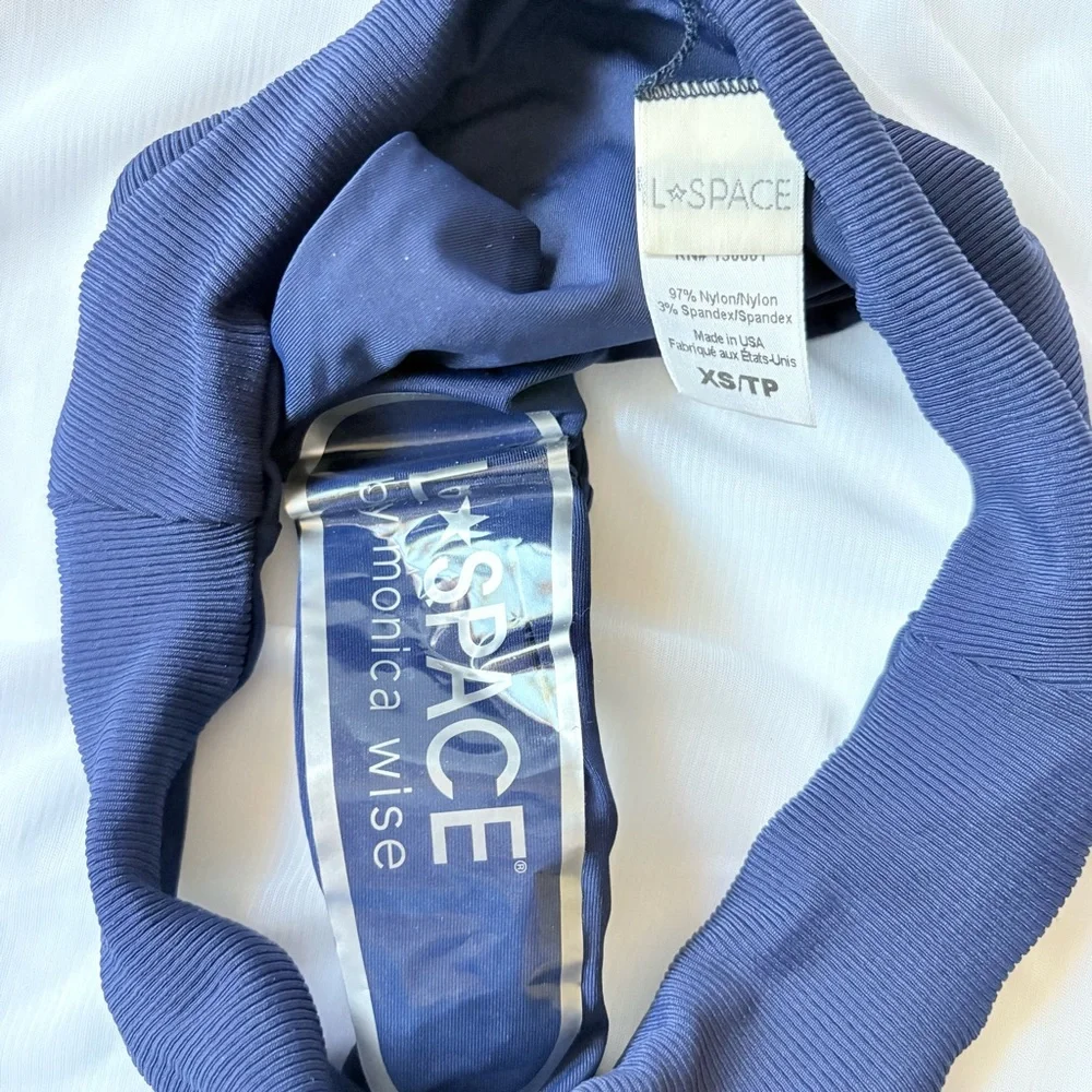 NWOT L*Space Midnight Blue Veronica bikini bottom XS